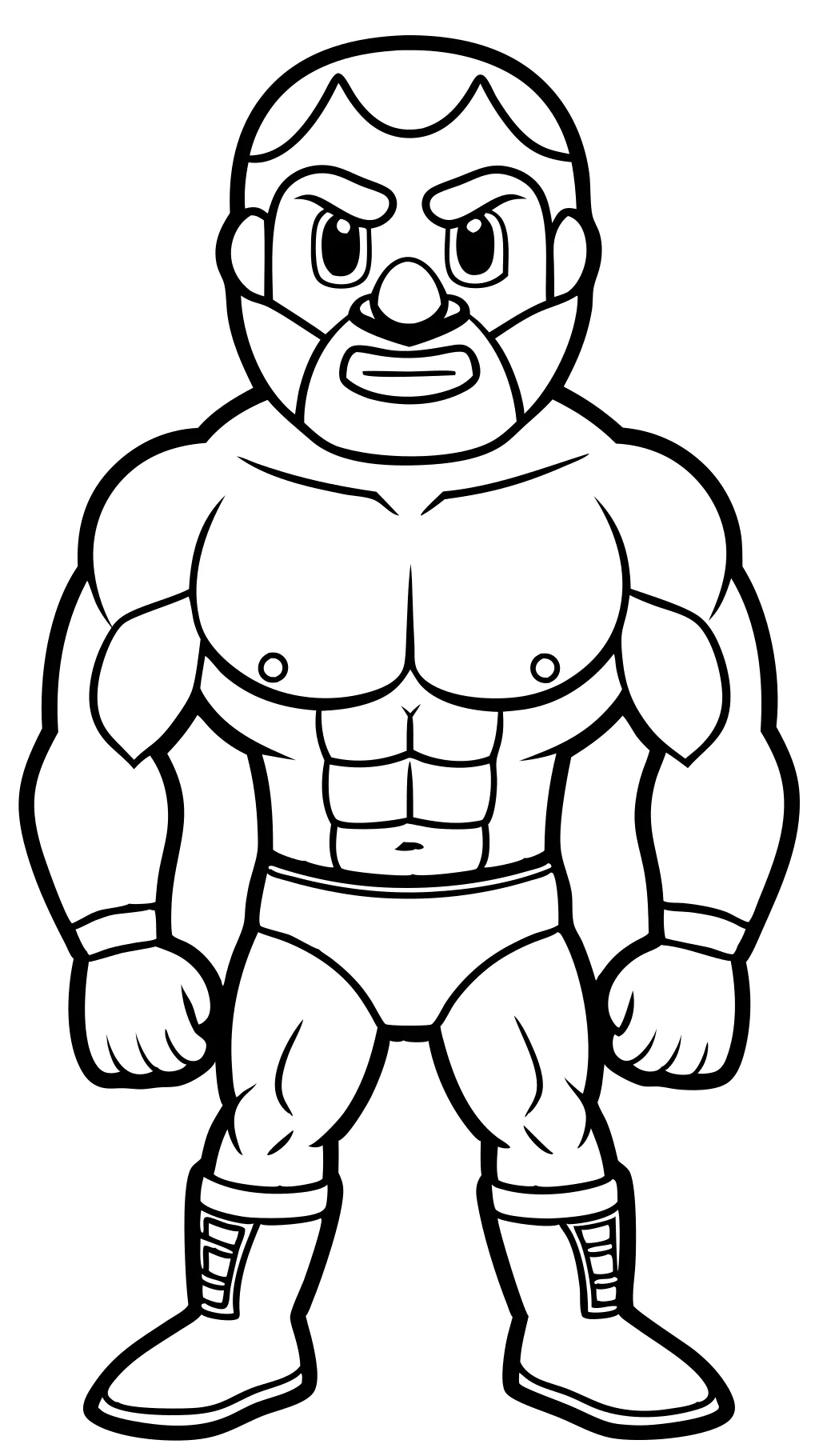 Página para colorear de Brawl Stars de El Primo